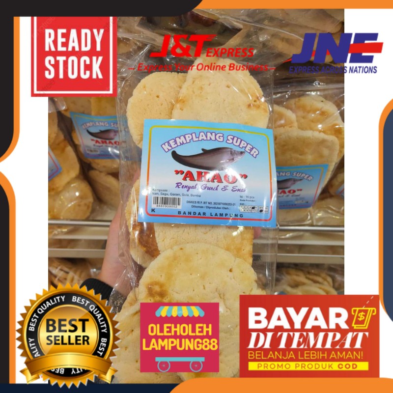 

Kemplang Ahao Lampung Kemasan Kecil 16pcs Kemplang Super Ahao Kemplang Ikan Ahao Kemplang Lampung