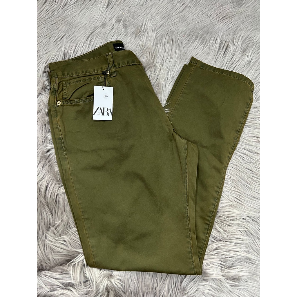 straight fit organic cotton cargo pants