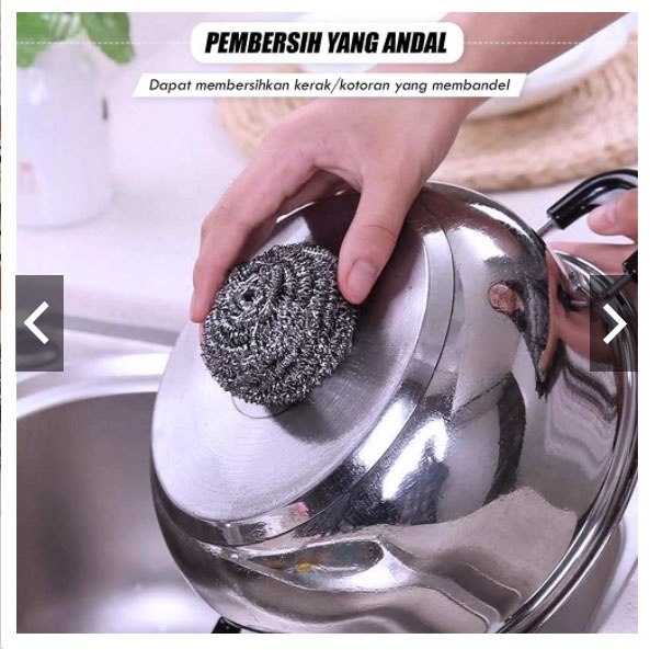 Sabut Cuci Besi Anti Karat - SteelWool - Tidak Kasar/Sakit sabut kawat 10 gram