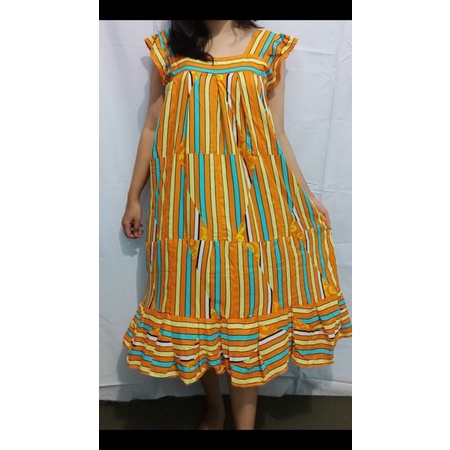 Daster garis kuning