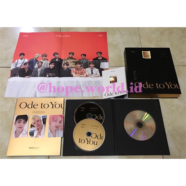 SEVENTEEN ODE TO YOU IN SEOUL WORLD TOUR DVD OFFICIAL [SHARING GOODS]