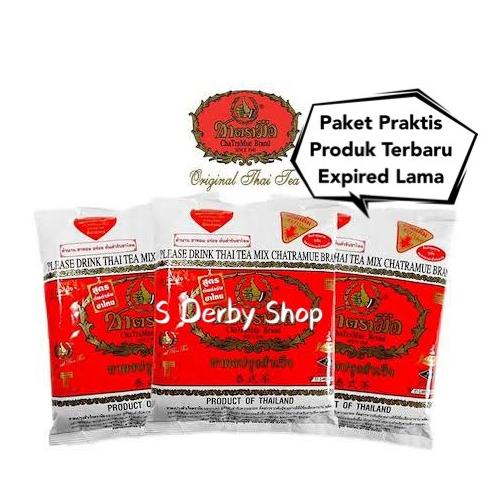 

[ COD ] Thai Tea Mix Chatramue 400 gram 3 bungkus Paket Praktis LIMITED EDITION Kode 1069