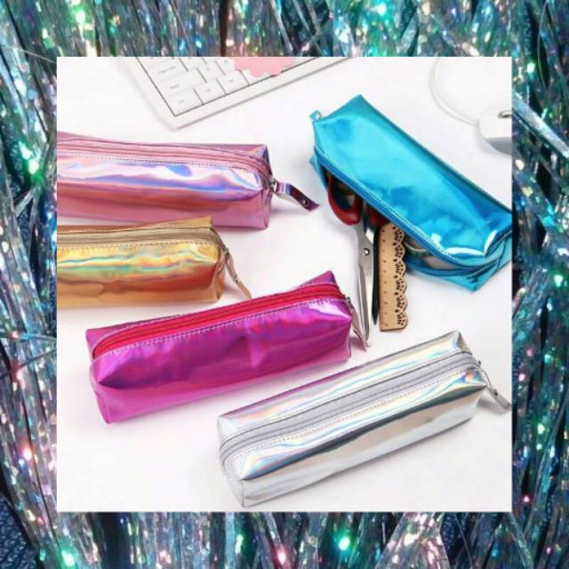 

Pencil Case/ Tempat Pensil Hologram