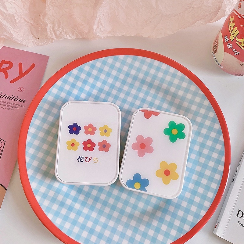 TEMPAT SOFTLENS PREMIUM SOFTLEN SOFLEN KARAKTER BEAR,FLOWER/ PREMIUM SOFTLENS CASE TRAVEL KIT MINI WADAH SOFLENS