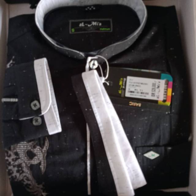 Baju koko al-Mia Platinum Mst 100% original