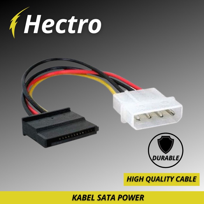 HECTRO Kabel Power Sata - 6Gbps - High Quality