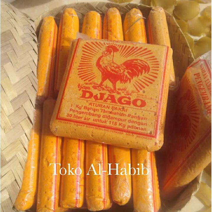 

Paket Hemat / Obat Kerupuk / Bahan Pengenyal Kerupuk Cap Djago - 1 besek isi 12 pcs SUDAH BPOM!!!