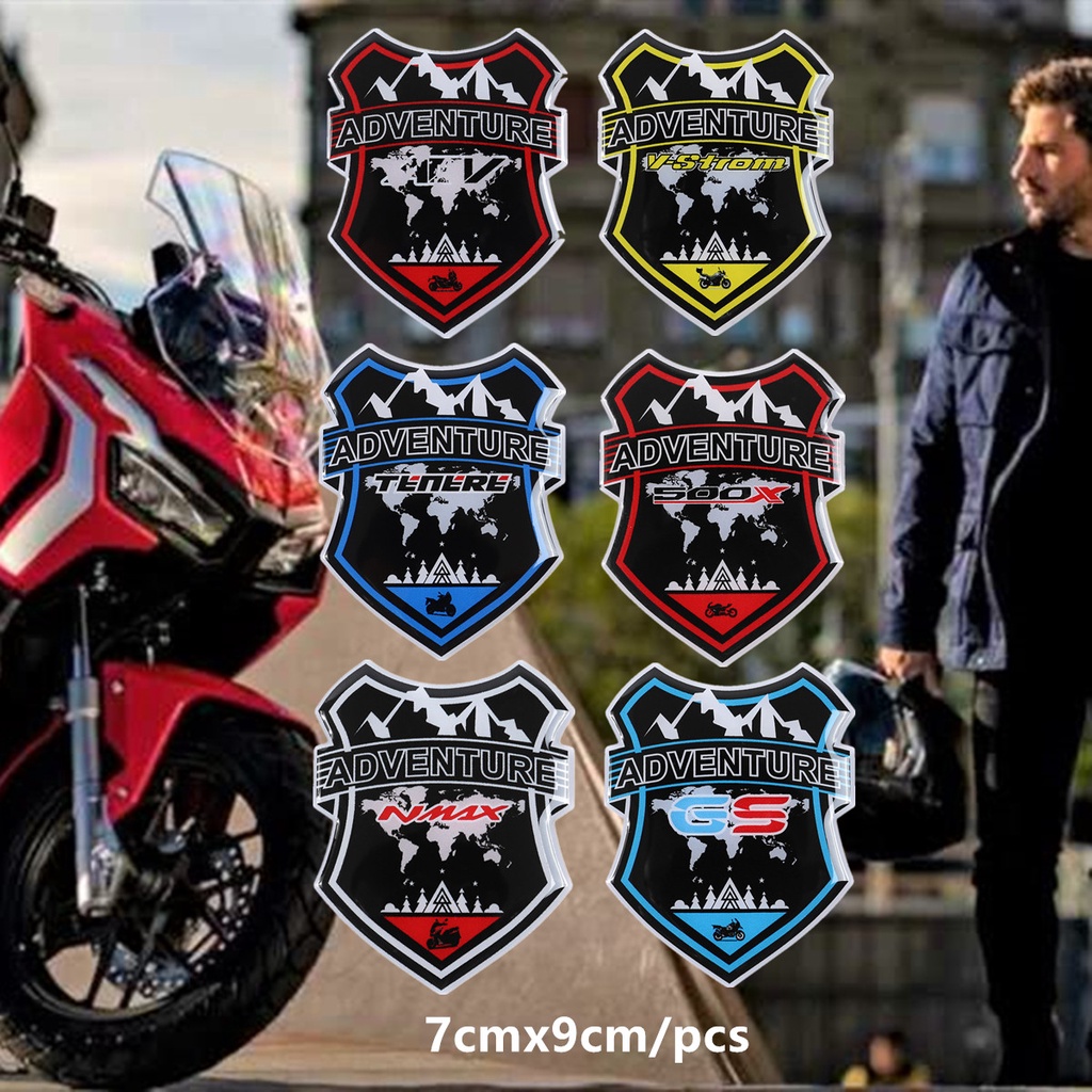 Stiker Kaca Depan Mobil Motif Tulisan ADV Adventure Untuk BMW Honda Yamaha Moto Guzzi Benelli