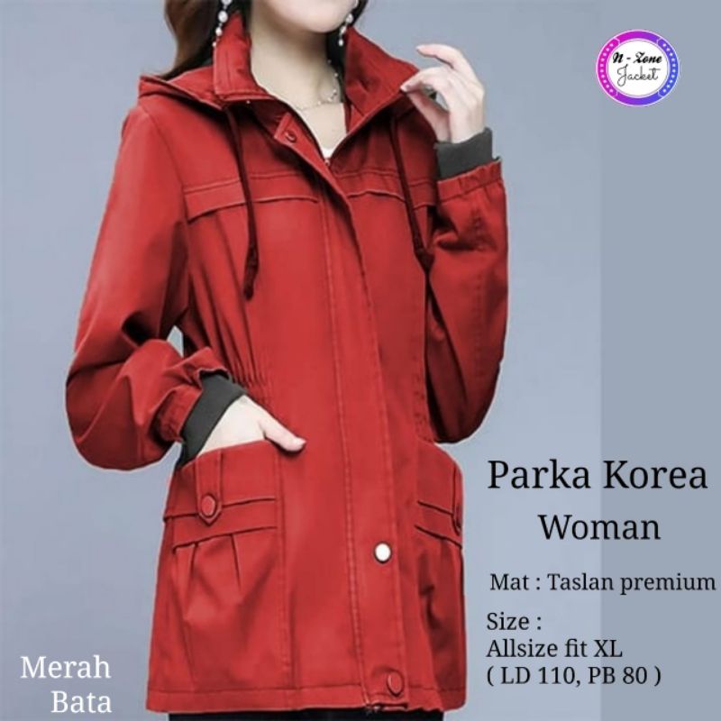 Jaket Parka Korea / Jaket Parka / Parka Korea / Jaket Wanita-6