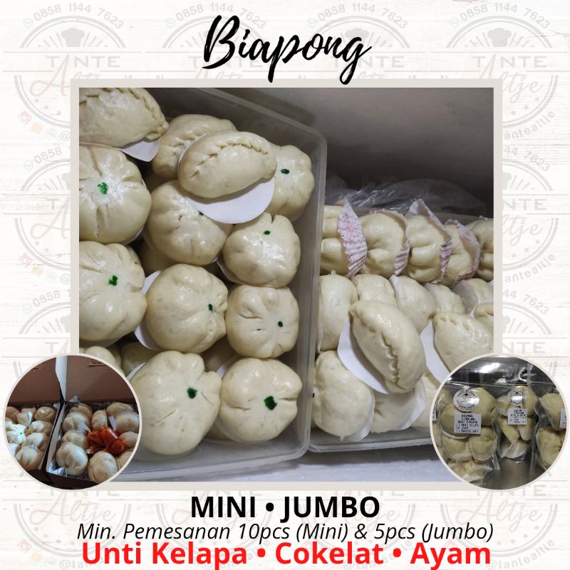 

BIAPONG / BAKPAO KUKUS unti kelapa cokelat ayam manis Biapong Jumbo Biapong Mini Bakpao Jumbo Bakpao Mini Bakpao manado biapong jakarta