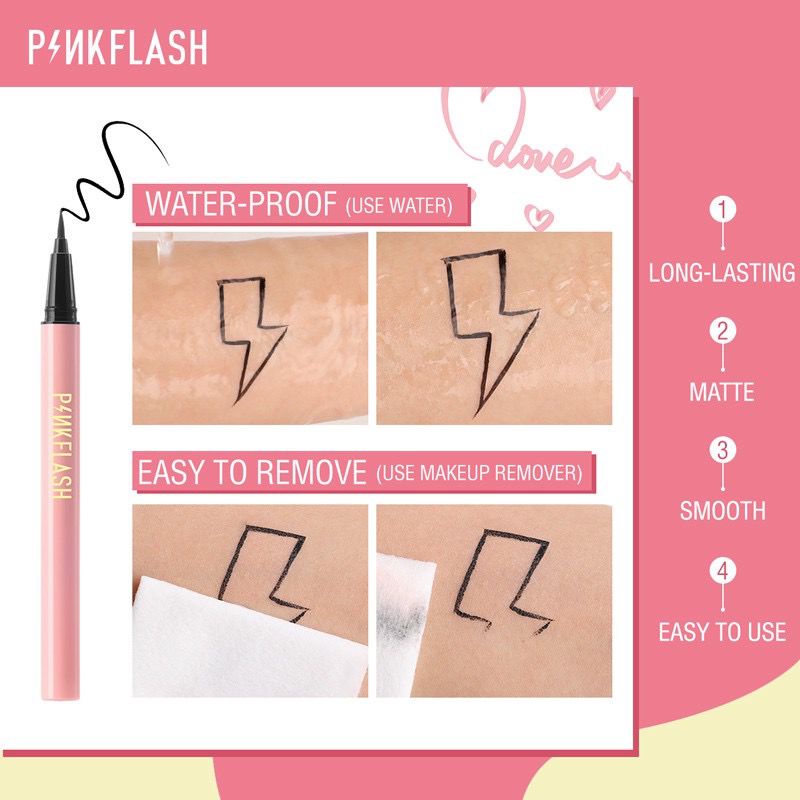 PINKFLASH OhMyLine Liquid Eyeliner Evenly Pigmented Long Lasting Waterproof