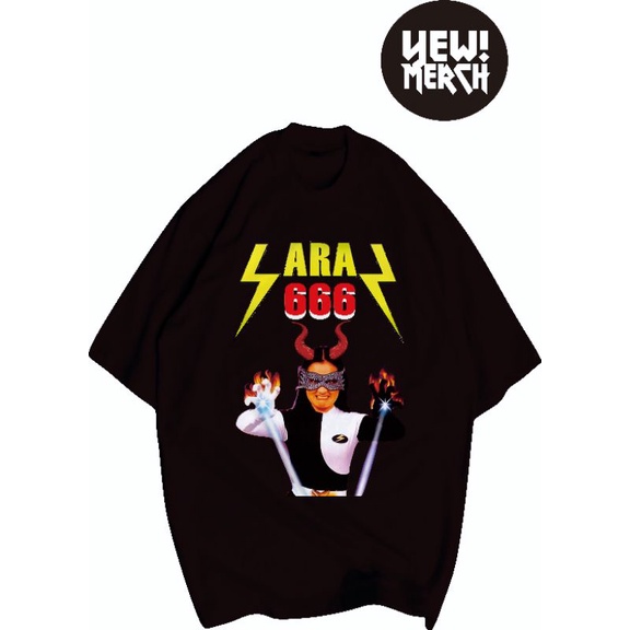 Kaos Saras 666 Oversize / Kaos Band / Kaos Metal / Kaos Rock / Tshirt band official