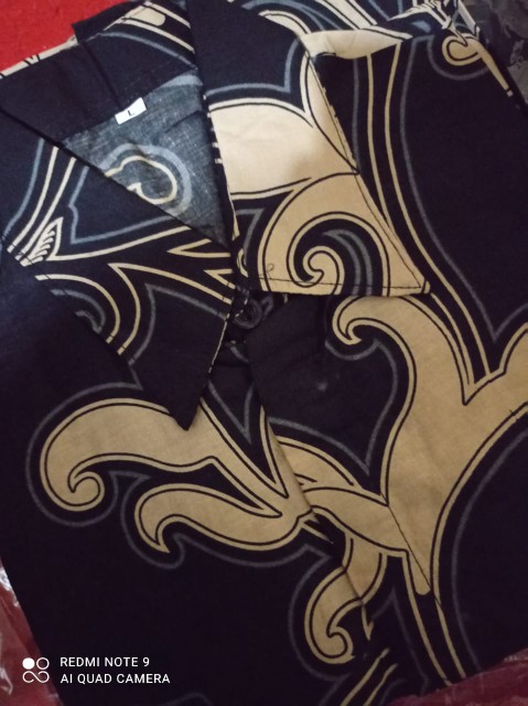 Bswart Batik Hrb026 Kenango Hem Pendek M L Xl Xxl Pekalongan Murah