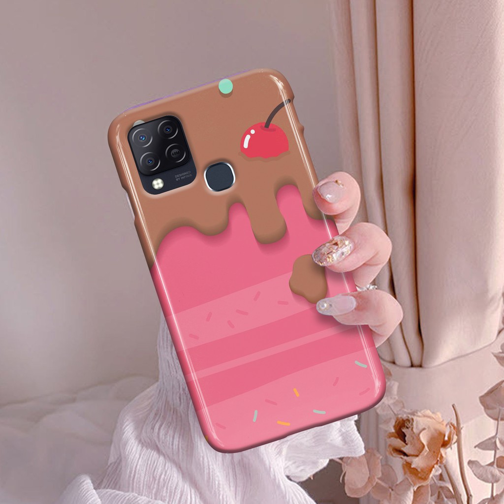 Casemurah_id8 Infinix Hot 10s Cake Series Custom Case Softcase Hardcase