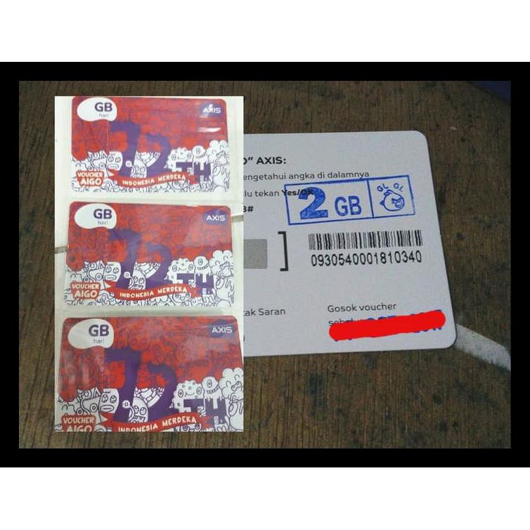 Voucher AIGO Axis 2 GB vocer data axis 2gb HEMAT