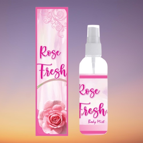 Kanzo - Parfum Body Mist Rose Fresh 100ml / Body Mist Rose Fresh 100ml / Parfum Wanita Wangi Tahan Lama