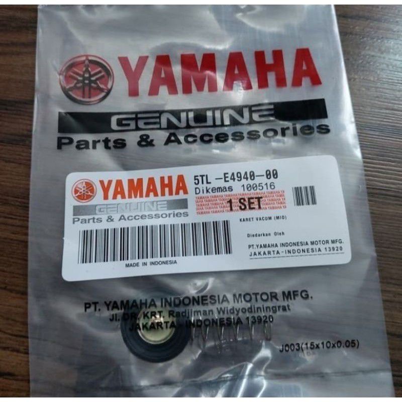 Karet Diafragma Membran Vakum Skep Karburator Assy Yamaha Mio Karbu Sporty Soul 5TL