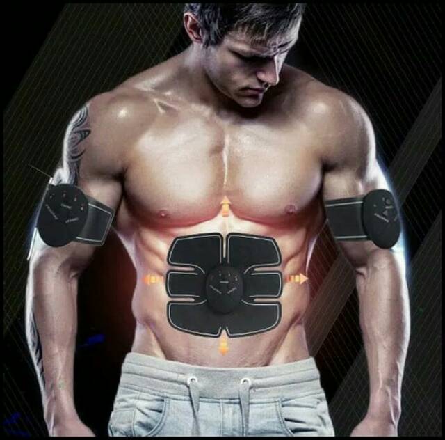 Abdominal Muscle Trainer Stimulator ABS Six Pack Otot Perut