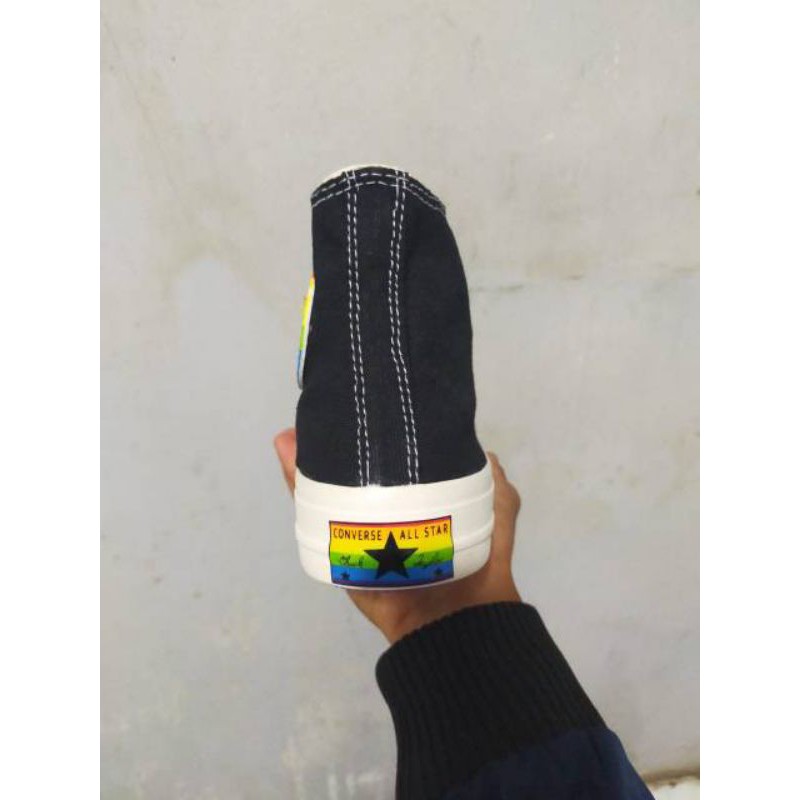 COD Sepatu Converse 70s HIGHT RAINBOW MADE IN VIETNAM Premium-1