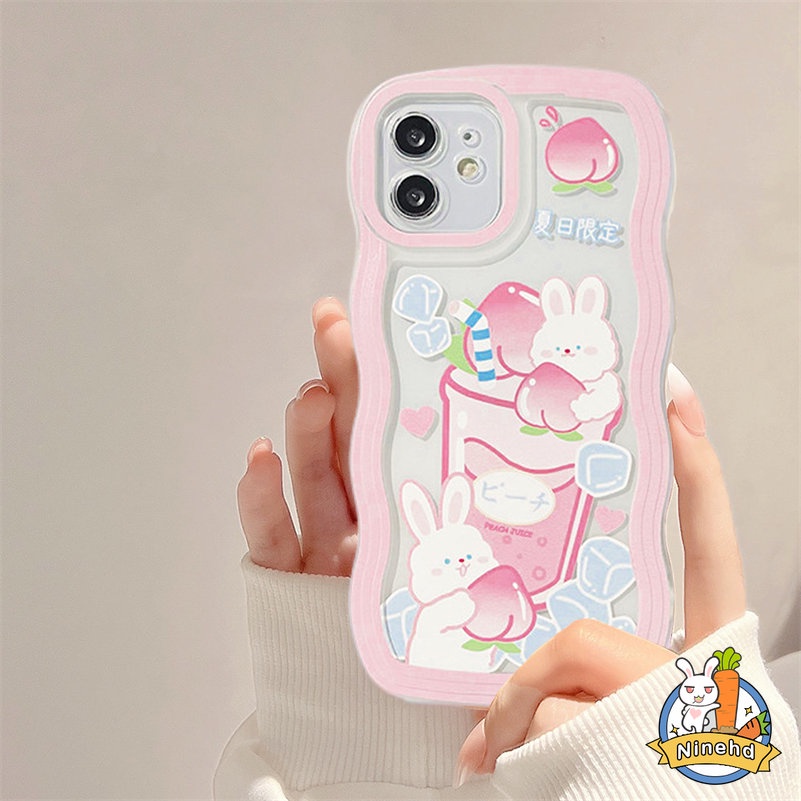 Casing Silikon OPPO A17 A17K A57 A77 A77s A16 A16K A15 A15s A3s A5s A78 A76 A96 A74 A54 A93 A94 A95 A92 A55 A52 A53 A33 A31 A5 A9 2020 A7 F11 F9 Pro Reno 7 6 5 Pro Reno 8T 8Z 7Z 6Z 5Z Motif Kelinci