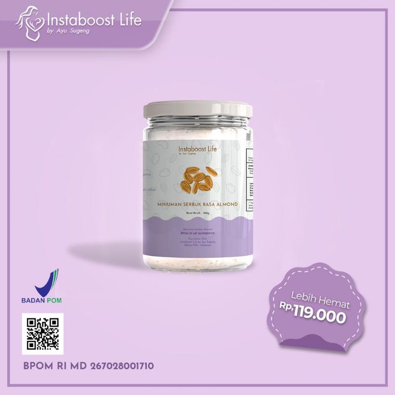 INSTABOOS LIFE BY AYU SUGENG ALMOND DRINK