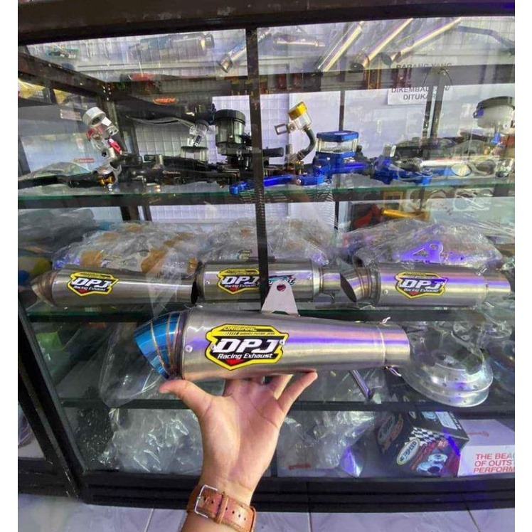 knalpot DPJ stainles  ready untuk semua motor