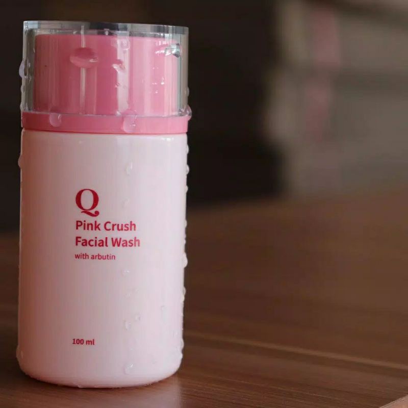 ORIGINAL 100% Qweena Pink Crush Facial Wash with arbutin '100ML'
