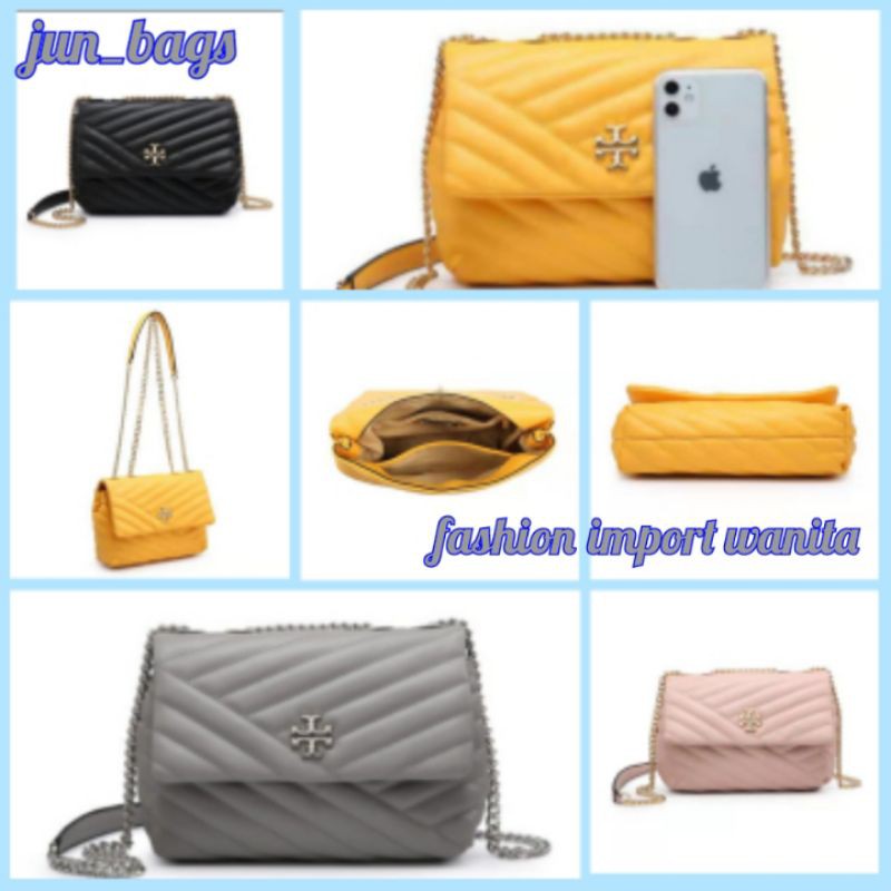 [TANG&amp;YENNY]9.9 SALE  TAS SLINGBAGS WANITA TORRY BURCH KIRA CHEVRON CONVERTIBLE / TAS SELEMPANG FASHION IMPORT# 48999