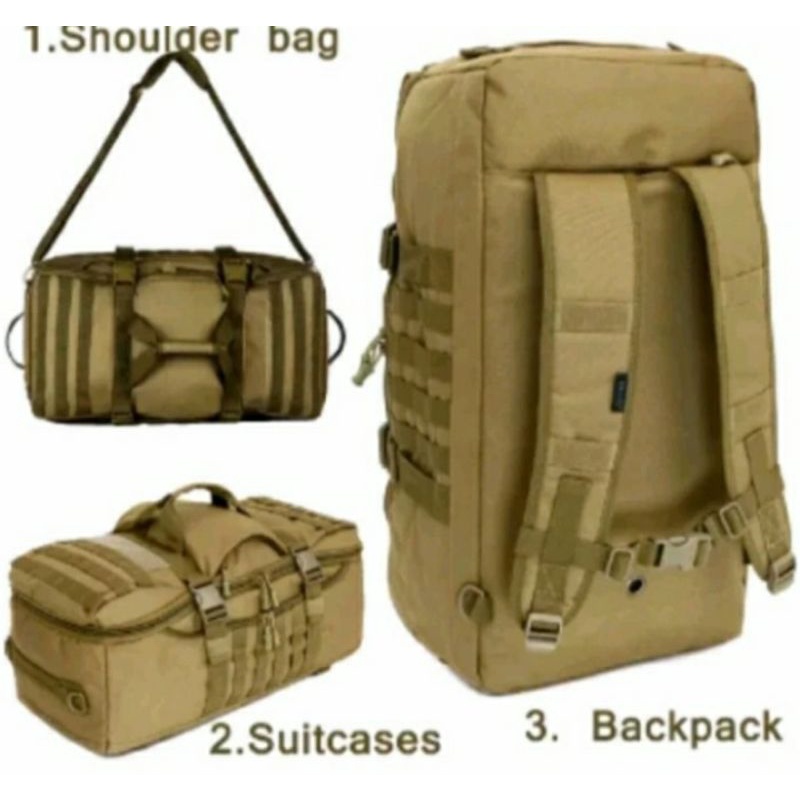 tas koper brimob TNI polri jumbo 75L