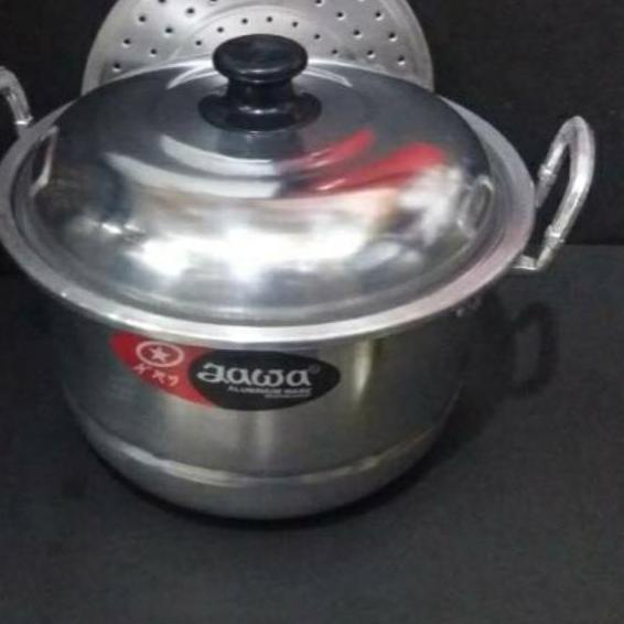 Produk Terlaris Langseng jawa 20/ Langseng Kecil /  Aluminium / Dandang / Panci Kukus / kukusani, Qt