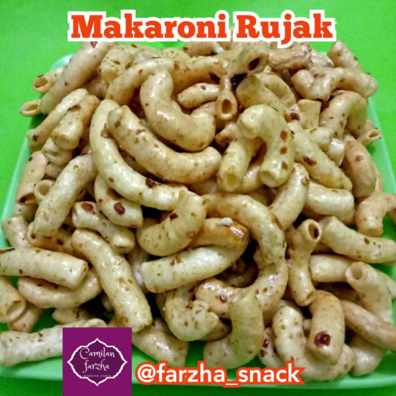 

CAMILAN MAKARONI RUJAK 180GR JAJANAN OLEHOLEH MAKANAN RINGAN SNACK KILOAN CEMILAN