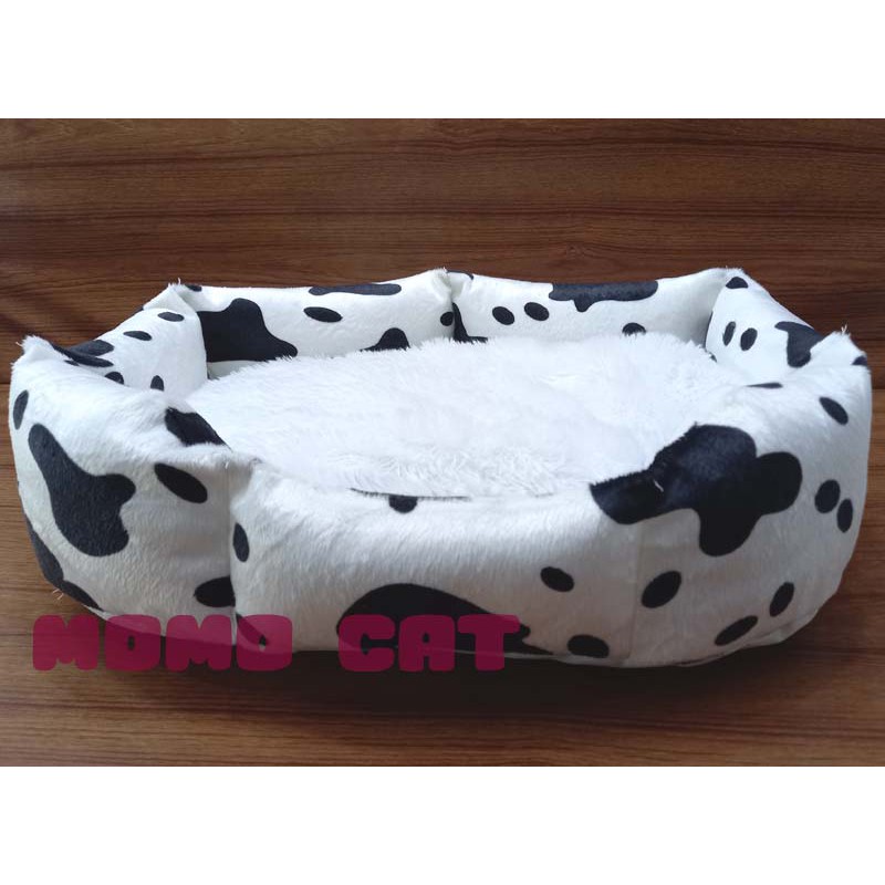 Tempat Tidur kucing/Warm Bed/Bantal Kucing/Pets Bed Motif LV dan Cheetah Kecil