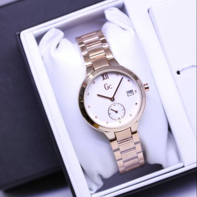 JAM TANGAN WANITA GC DETIK BAWAH BODY ROSEGOLD