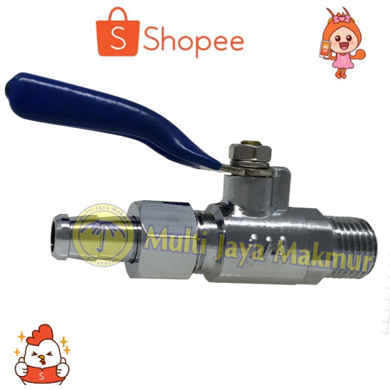 Kran Compresor/ Kran angin Kompresor 1/4&quot;