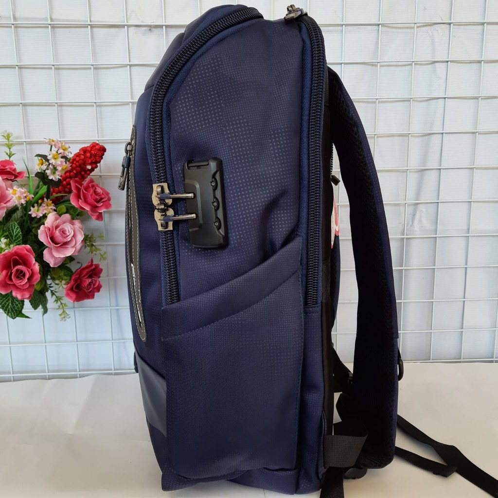 gof TAS PALO ALTO DOUBLE TEMPAT LAPTOP Backpack Super Tas Ransel dengan Raincover Trend Original