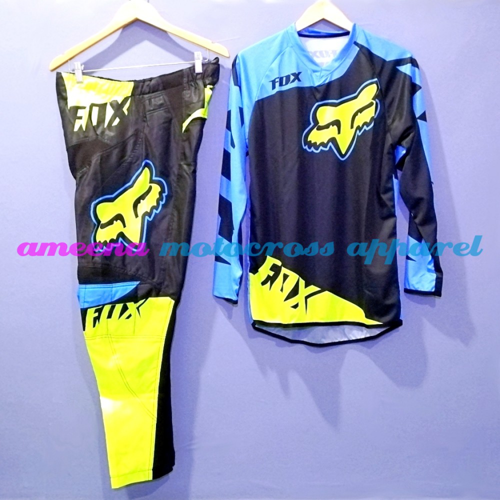 Jerseyset Cross, Sepatu Trail &amp; Sarung Tangan Motocross Fullset - JSG003A