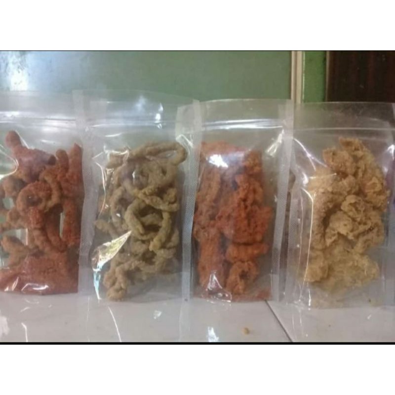 

keripik usus/keripik kulit