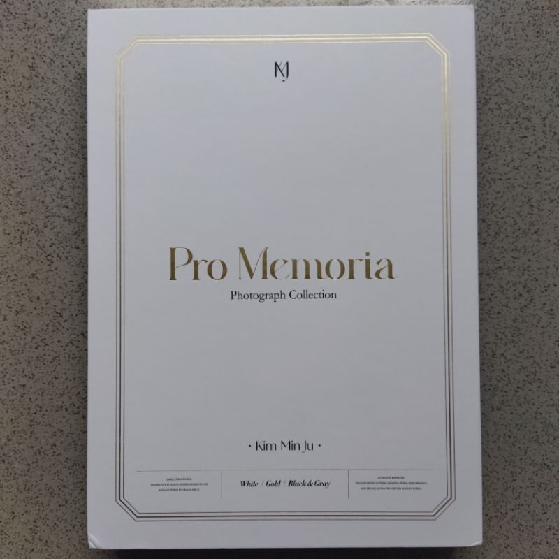 Kim Minju - Pro Memoria Photobook