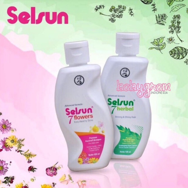 Selsun All Varian Blue 5 / Double Impact / Gold / 7 Seven Flowers Bunga Tujuh Herbal 60ML 120 ML Sampoo Obat Anti Ketombe Dandruff Sampo