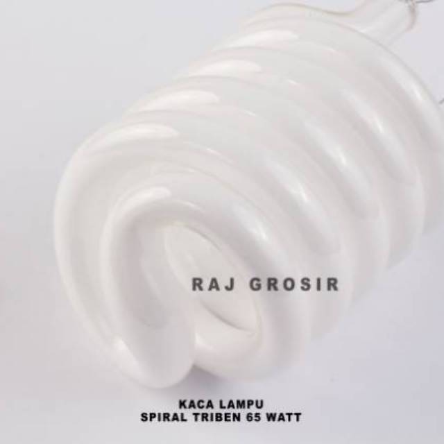 Kaca Lampu Spiral Triben 65 Watt (GRATIS BUBBLE WRAP)