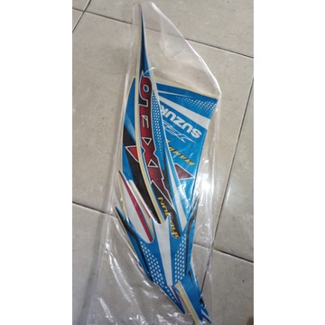 Stiker striping sticker suzuki shogun AXELO 125 R biru
