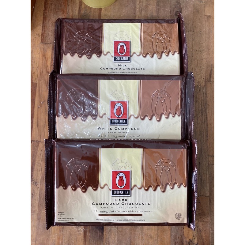 

Tulip Dark compound coklat 1kg