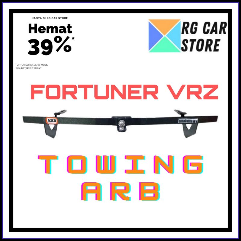 TOWING BAR BELAKANG FORTUNER VRZ/PELINDUNG BUMPER BELAKANG TOYOTA FORTUNER VRZ