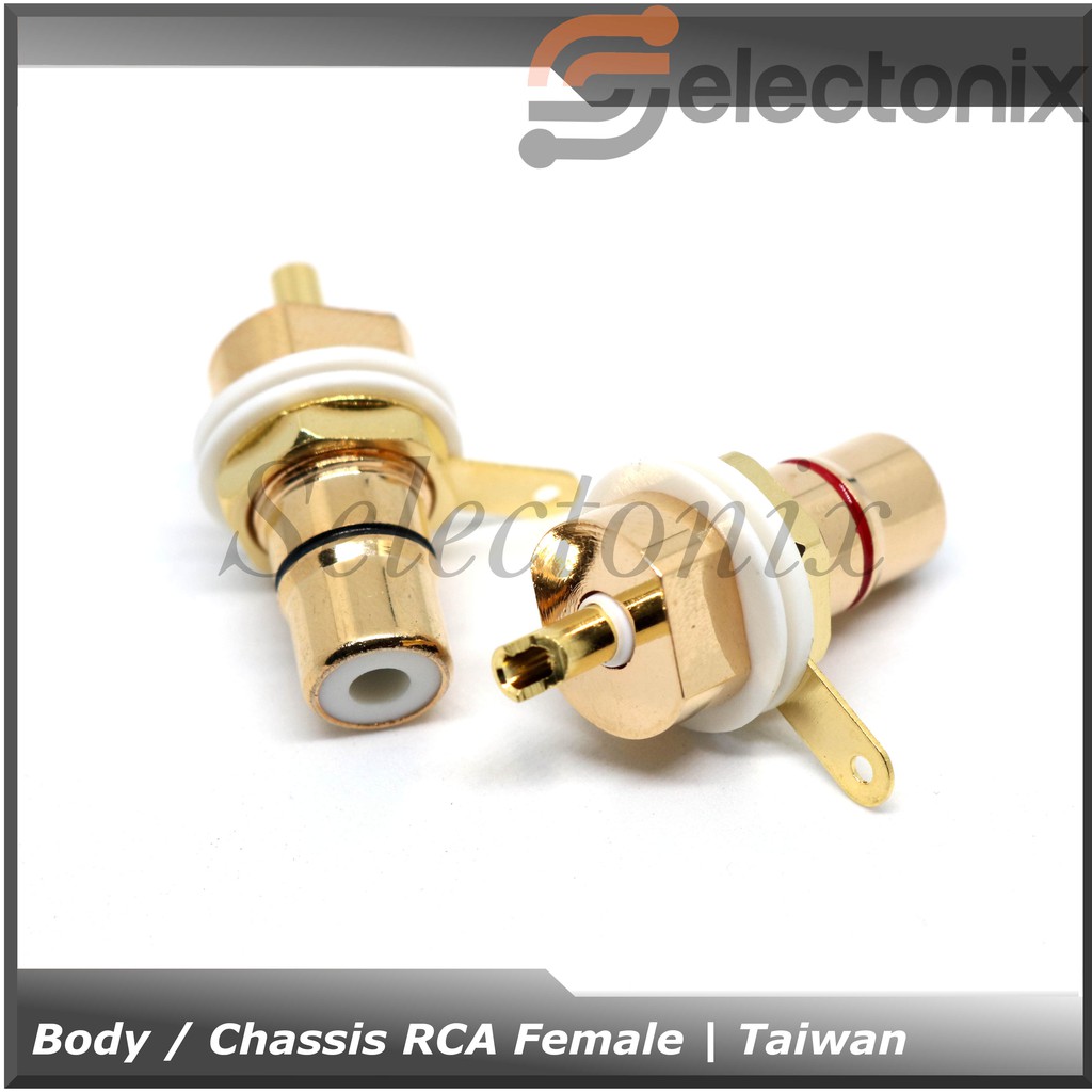 RCA Body / Chassis Female Set | Taiwan