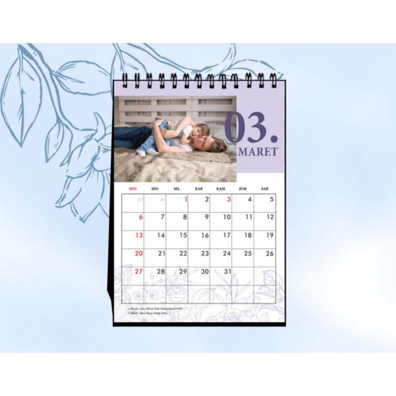 

Kalender Meja Custom Ukuran A5
