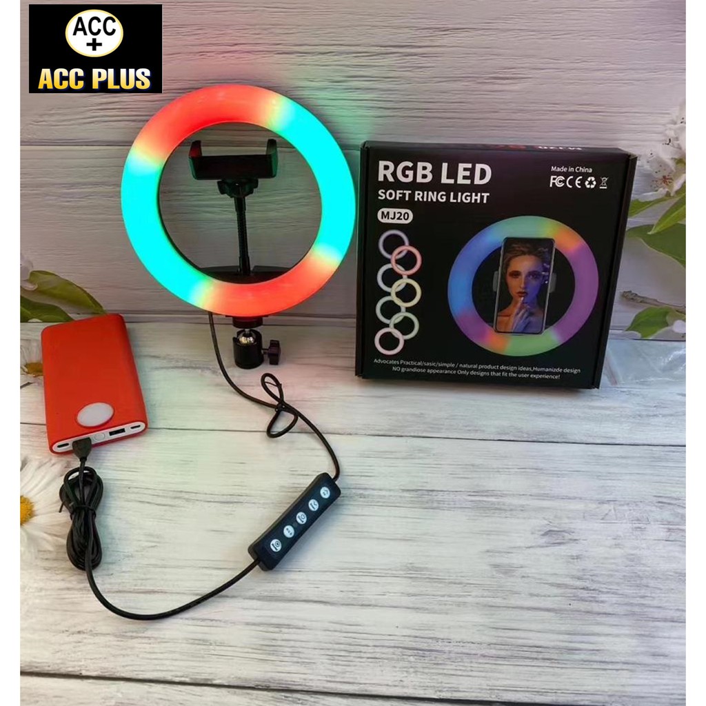 RING LIGHT LED SELFIE VLOGGER LIVESTREAMER TIKTOK RINGLIGHT + STAND TRIPOD + HOLDER HP