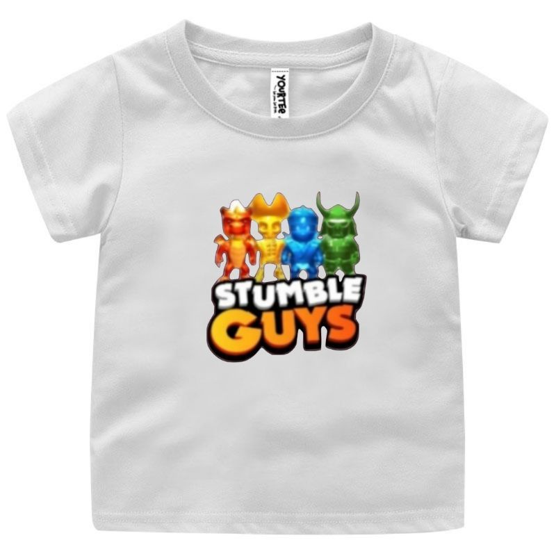 Baju Kaos Atasan  Anak/Remaja Stumble Guys 1-12 Tahun/Remaja