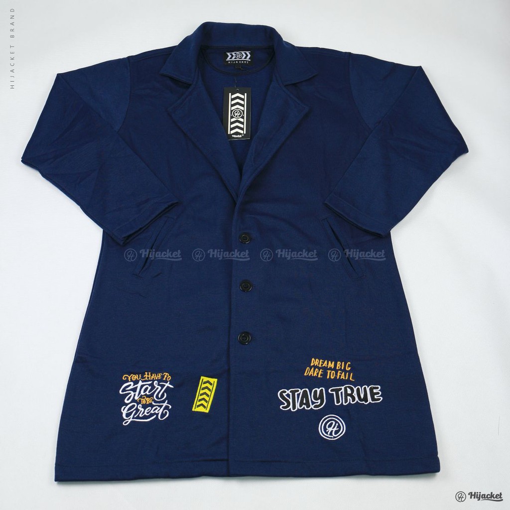 Hijacket® Elma | Original | Jaket Blazer Wanita Premium Fleece-BLUEBERRY