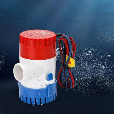 Pompa air celup Bilge pump 1100GPH CH8028 DC 12V submersible pump mini serbaguna