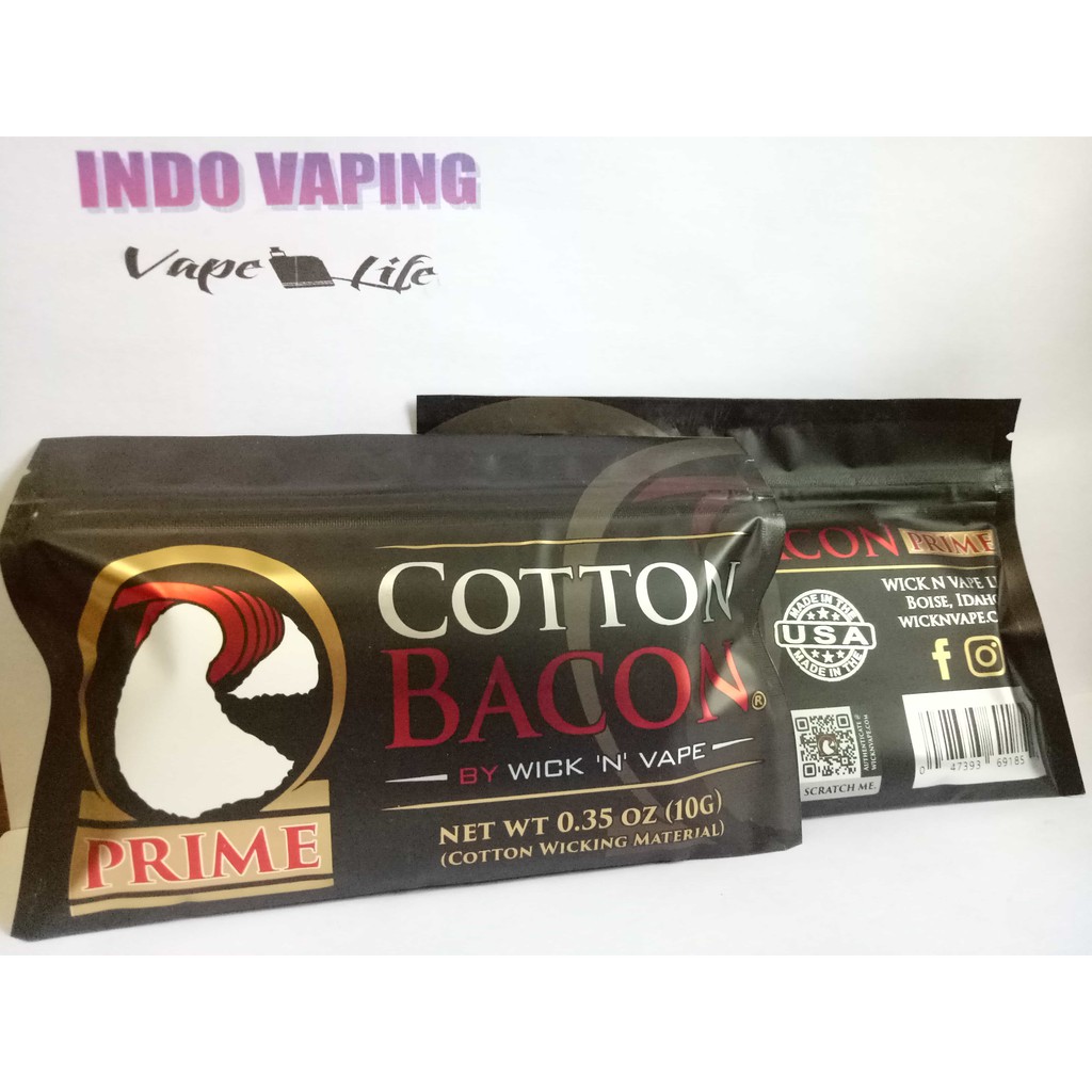 [PRIME] NEW COTTON BACON PRIME V2 KAPAS VAPE ORGANIK AUTHENTIC WICKING